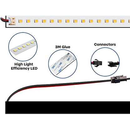 Magnetic LED Troffer Retrofit Kit 2x4FT,72W LED Tube Retrofit kit,150LM/W,5000K Daylight,0-10V Dimmable,T8 T10 T12 Fluorescent Replacement,UL Cert,Easy to Install - color: 72wtube-1