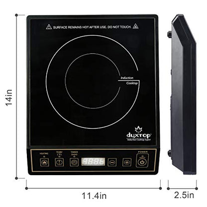 Duxtop 1800W Portable Induction Cooktop Countertop Burner, Gold 9120MC - color: Gold