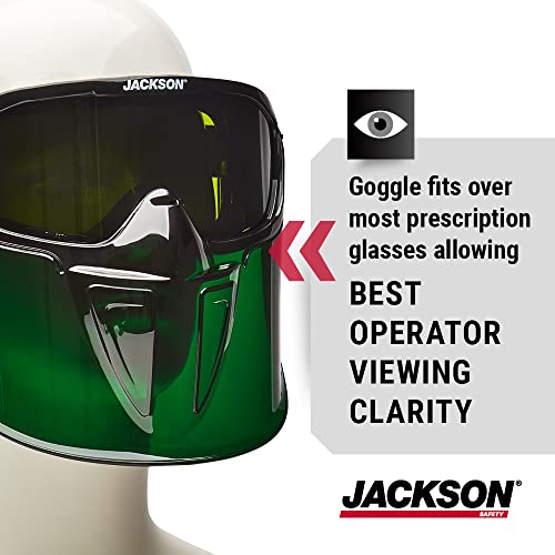 Jackson Safety GPL500 Shade 3IR Safety Goggles with Face Shield, ANSI Z87.1 - size: One Size, style: Shade 3 Infrared Lens