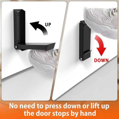 Kick Down Door Stoppers, Black - size: Black