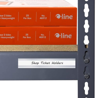 C-Line Self-Adhesive Label Holders, 1/2 x 3, Clear, 50 Pack (87607) - size: 1/2 x 3-Inch