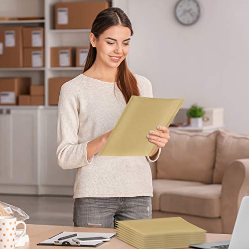 UCGOU Natural Kraft Bubble Mailer 8.5x12" 25 Pack Usable Size 8.5x11" Brown - size: 8.5x12" 25PC