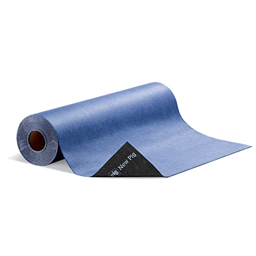 PIG Absorbent Adhesive-Backed Grippy Mat | Absorbs Up to 10.5 Gal Per Roll | 32" W x 100' L | MAT32100 - size: 32" W x 100' L