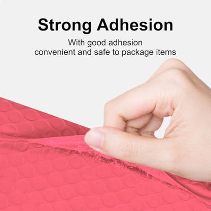 Koja Extra Thick Padded Bubble Mailers, 5x8.6 in, 50-Pack, pink - color: Pink, size: 5 x 8.6" 50-Pack
