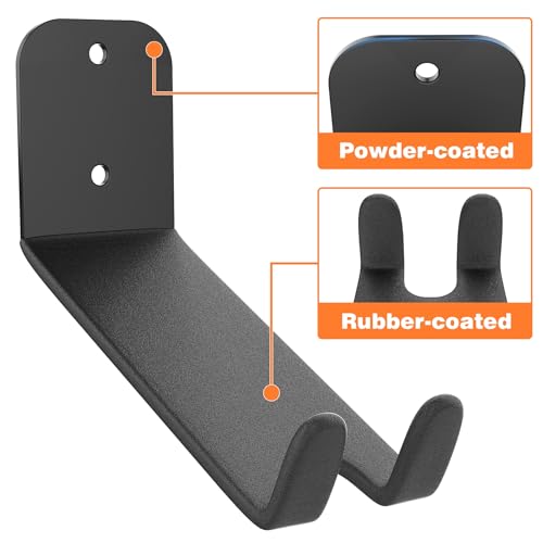 TORACK Wall-mounted Bike Pedal Hanger, Garage Wall Horizontal Bike Rack - style: 2 Pack
