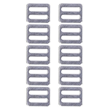 316 Stainless Steel Tri-Glide Sliders 1 Inch, Slide Buckle Strap Adjuster Slider, Adjustable Buckle Fasteners for Backpack Pet Collars Straps Outdoors Diving Marine