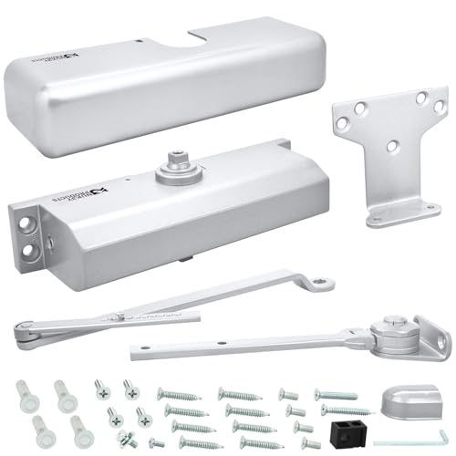Nuk3y 6003 Series Hold Open Door Closer, Multi-Mount, Size 3 (Aluminum) - color: Aluminum