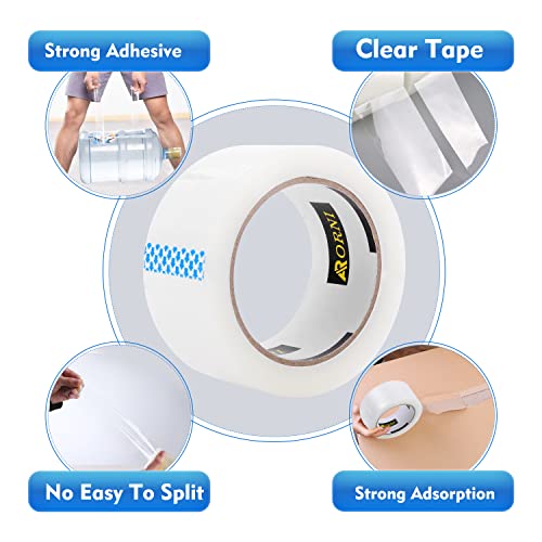 Packing Tape Heavy Duty Refills 1.88" x65 Yds 36 Rolls 2.0Mil - size: 36 Rolls/65 Yards 2.0 Mil