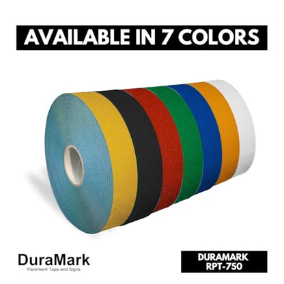DuraMark RPT-750 Reflective Pavement Marking Tape, Red, 3 in x 18 ft Roll - color: Red, size: 3 Inch x 18 Ft