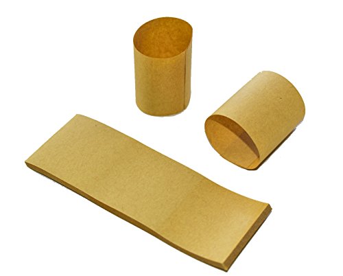 Gmark Self-Adhesive Kraft Paper Napkin Bands (2500 Count) - 4.25 x 1.5 Inch Professional Napkin Rings - Self-Sealing Disposable Silverware Wrappers for Restaurants & Formal Events GM1087 - color: Kraft