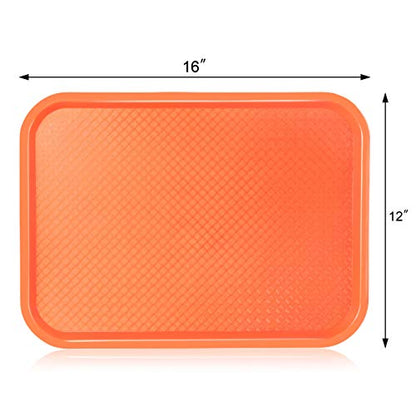 New Star Foodservice 28010 Fast Food Tray, 12 by 16-Inch, Assorted Colors