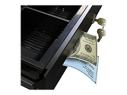 Adesso POS Cash Drawer 9 Compartments Black (MRP-13CD) MRPCD13