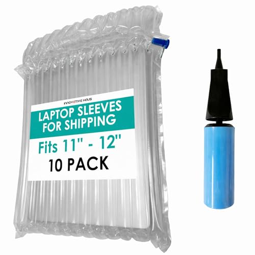 Innovative Haus Inflatable Laptop Protective Bags, 10 Pack, Fits 11-12 Inch - size: 10 Pack for 11" - 12" Laptop