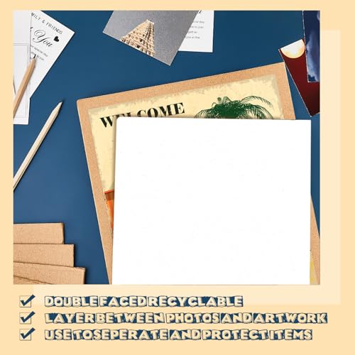 Henoyso 110 Pack 12 X 12 Inch White Cardboard Sheets - color: White, size: 12 x 12 Inch