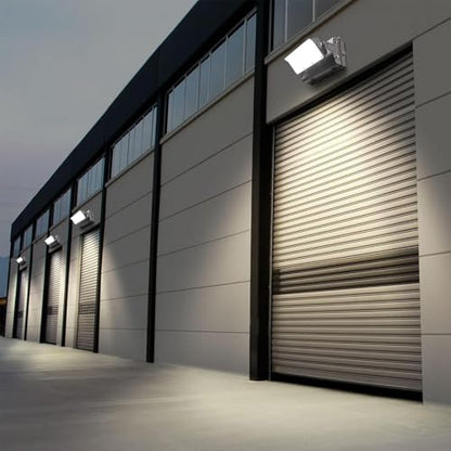Lightdot 150W Wall Pack LED Exterior Light, Dusk to Dawn 2Pack - style: Adjust 150W