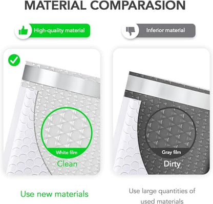 Fuxury White Bubble Mailers 6x10 Inch Padded Envelopes 500 Pack Bulk - color: White, size: 6x10" 500PC