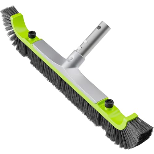 Sepetrel 20-Inch Curved Pro Pool Brush Head for All Pool Surfaces - size: 20" Curved Pro