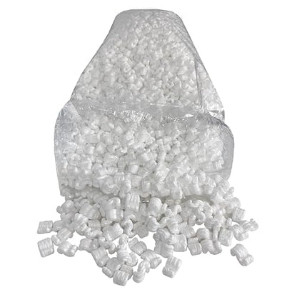 White Packing Peanuts, 3.5 Cubic Feet - color: White, size: 3.5CuFT