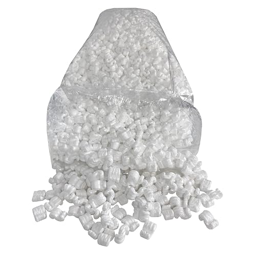 White Packing Peanuts, 3.5 Cubic Feet - color: White, size: 3.5CuFT
