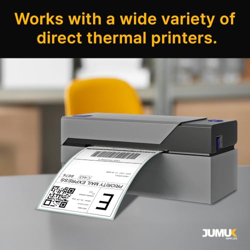 Direct Thermal Labels Perforated Barcode Shipping Sticker - size: 4" X 6" 6000 Labels