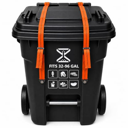 Bear Trash Can Lock Straps - Stop Trash Raids & Morning Mess