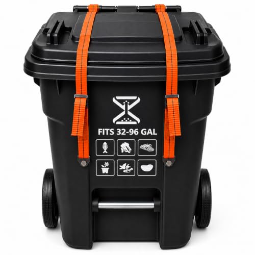 Bear Trash Can Lock Straps - Stop Trash Raids & Morning Mess