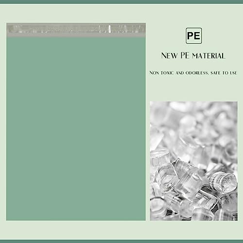 Metronic Poly Mailers 14.5x19 50PC Large Shipping Bags in Grayed Jade Green - color: Grayed Jade Green, size: 14.5x19 50PC
