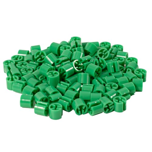 100pcs 3.5mm Plastic Clothes Hangers - Blank Marker for Retail, Laundry & Closet Organization (Bulk Set, Color Coding), Green - color: Green