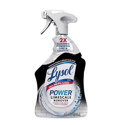 Lysol Power Limescale Removing Bathroom Cleaner Spray, 32 oz - style: Limescale