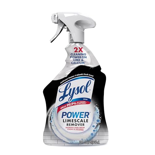 Lysol Power Limescale Removing Bathroom Cleaner Spray, 32 oz - style: Limescale