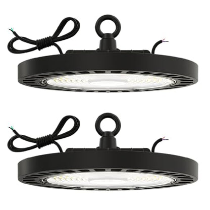 Sunco 2 Pack UFO LED High Bay Light, 150W, 6000K, 21000LM, Dimmable - size: 2 Pack