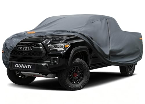 GUNHYI 16 Layers Truck Cover Waterproof All Weather. See Truck Size Chart - color: 4 Truck Cover, size: 4 Truck M+ - Max Length to 215",Max Cab to 158"