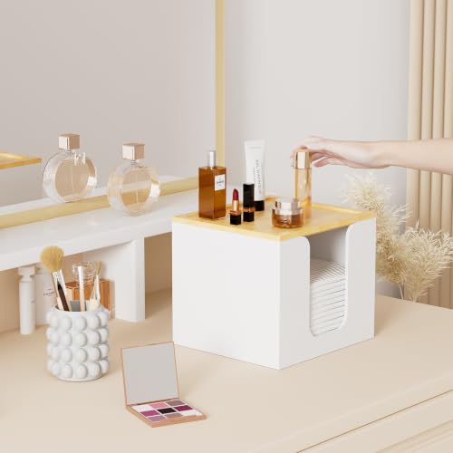 VITVITI Disposable Face Towel Holder for Clean Skin Club, Acrylic Box White - color: White 1