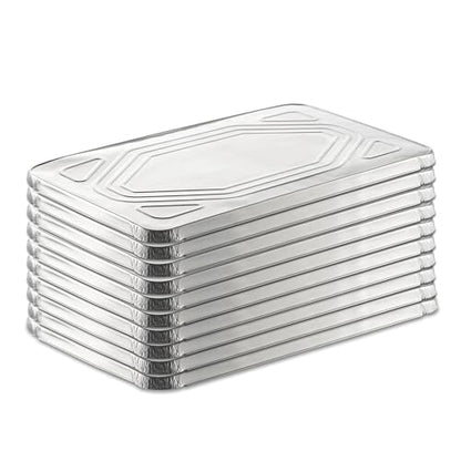 TigerChef TC-20441 Aluminum Foil Lids for Full Size Steam Table Pans with Recipe Card, 21" x 13" Size, Full Size Lids (Pack of 25) - size: 21" x 13"