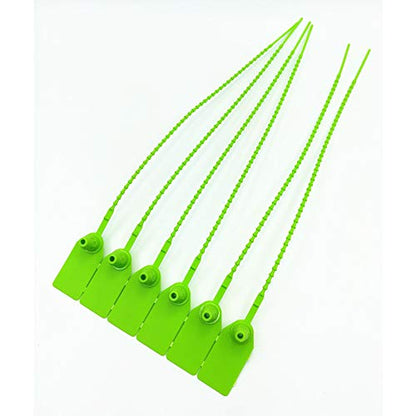 250mm Pull-Tite Security Seal Plastic Seals Signage Numbered Green (Package of 100) (Green) - color: Green, size: 100pcs