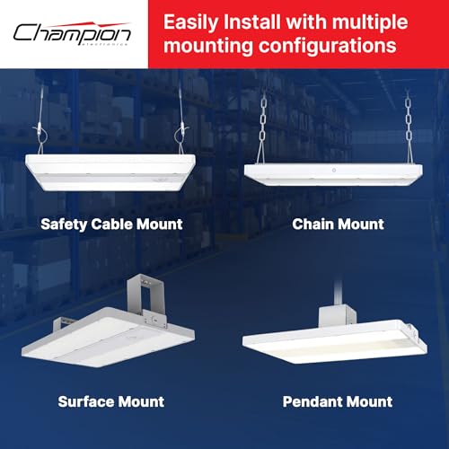 1-Pack LED High Bay Lights, Versatile 21,150 Lumens 150W Linear Fixture, 5000K Daylight, Peak 141LM/W Efficiency, 120-277V Universal, CRI>80, Commercial Grade, 7-Year Warranty - size: 150(120-277V)