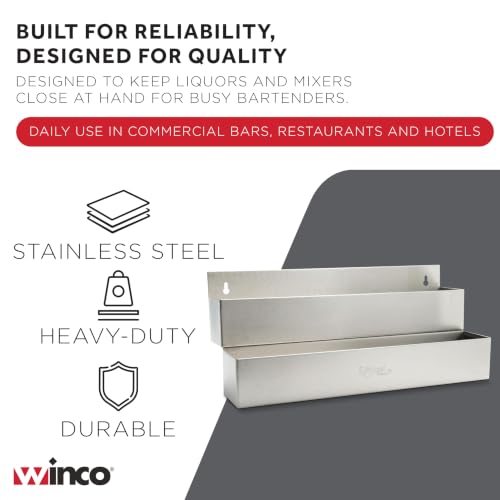 Winco Double Speed Rail, 22-Inch, Stainless Steel - size: 22", style: Double