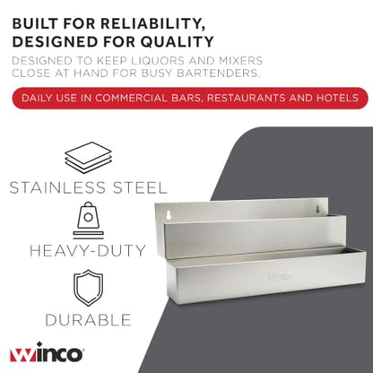 Winco Double Speed Rail, 22-Inch, Stainless Steel - size: 22", style: Double