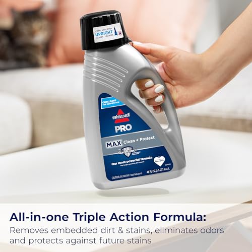 Bissell 78H63 Deep Clean Pro 4X Deep Cleaning Concentrated Carpet Shampoo,48 ounces - Silver,(Pack of 2) - size: 48 Fl Oz (Pack of 2), style: Pro Max 48 Fl Oz (Pack of 2)