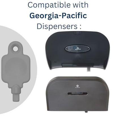Dispenser Key Replacement for Cintas Dispensers - Cintas Paper Towel Dispenser Key with an X Compatible with Select Models - Also Compatible with Georgia Pacific Dispensers (6 Pack)