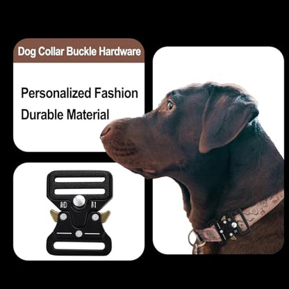 1-1/4 Inch Tactical Buckle Replacement, Metal Heavy Duty Tactical Belt Buckles for Webbing Nylon Strap, Dog Collar, Harness, Military Buckle Backpack Clip Hardware, Black - color: 03(1-1/4" Black Metal Buckle 1pcs)