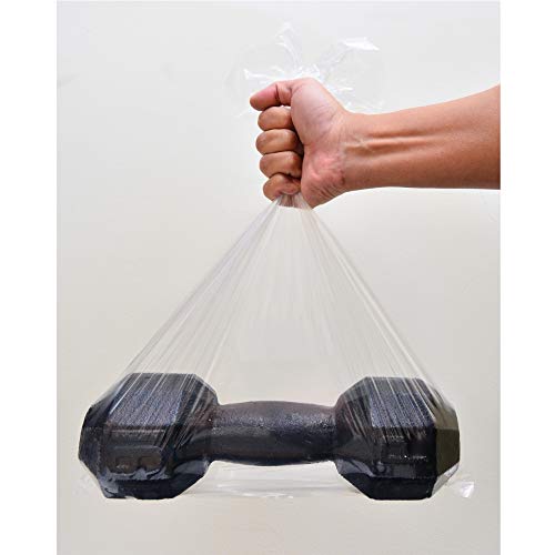 Wowfit 100 CT 18x24 1.1 Mil Large Clear Poly Bags for Packaging, Flat Open - size: 18"x24"-100pcs