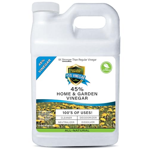 45% Vinegar Industrial Strength Concentrate (320 Oz 2.5 Gallon) - size: 320 Fl Oz (Pack of 1), style: Refill (No Sprayer)