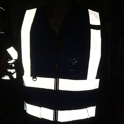 zojo High Visibility Reflective Safety Vest Bulk 10 Pack - color: Neon Yellow