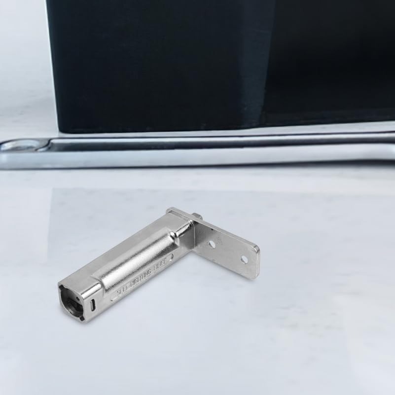 Refrigerator Door Hinge Replacement Heavy Duty Freezer Pivot Hinge Adjustable Automatic Fridge Door Closer with Easy Installation 4.44X2.83X0.98In