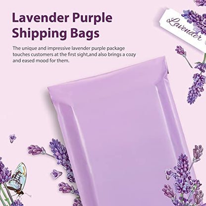Fuxury Poly Mailers 10x13" 1200Pcs, Bulk Shipping Bags for Clothing Purple - color: Light Purple, size: 10x13" 1200pcs