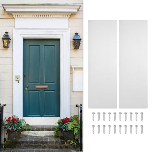uxcell 2pcs Door Kick Plate, 10 x 34 Inches Kick Plate Door Plate,Silver - color: Silver, size: 10 x 34 Inch