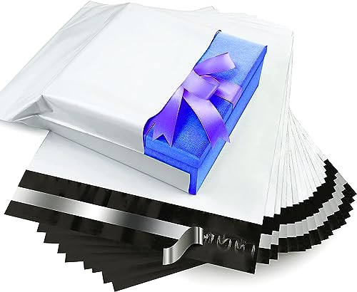 Poly Mailers 10x13 Inch 500 Pack, Large Waterproof and Tear Resistant Self Sealing Envelopes, Shipping Bags for Small Business, Package Bags, Shipping Supplies - size: 10x13"