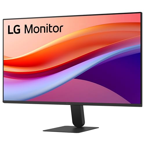 LG 27U411A-B 27-inch Full HD (1920 x 1080) IPS Computer Monitor, 120Hz, HDR10, Reader Mode, Flicker Safe, HDMI, Slim Stand Base, Black - size: 27 inch