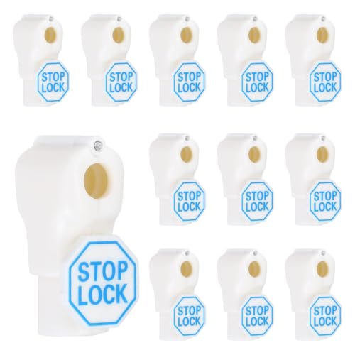 Peg Hook Locks PC Magnet Anti-Theft Pegboard 7mm White 50Pcs - color: White, size: 7mm